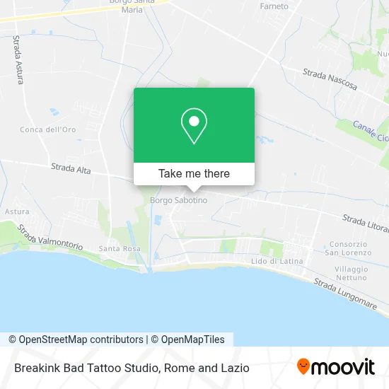 Breakink Bad Tattoo Studio map
