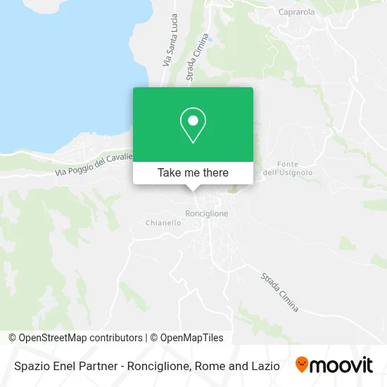 Spazio Enel Partner - Ronciglione map