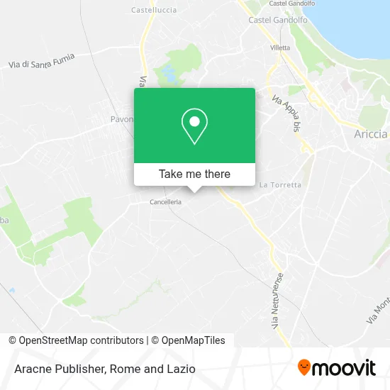 Aracne Publisher map