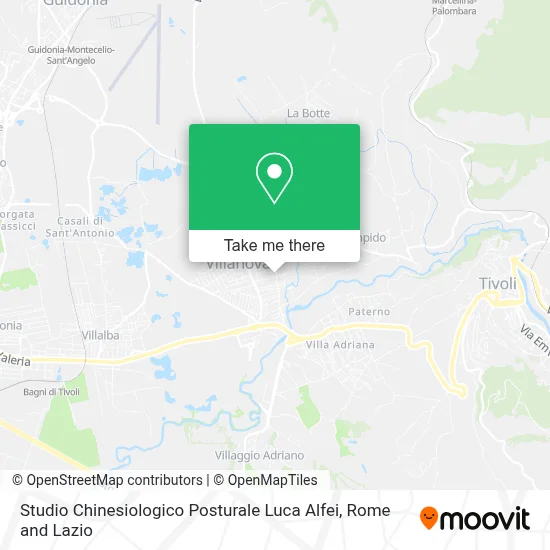 Studio Chinesiologico Posturale Luca Alfei map