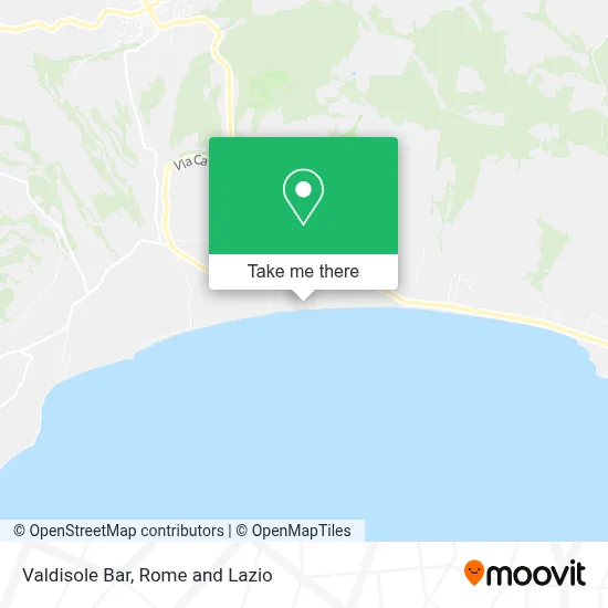 Valdisole Bar map