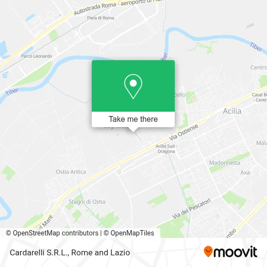 Cardarelli S.R.L. map
