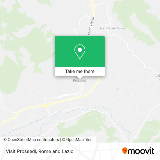 Visit Prossedi map