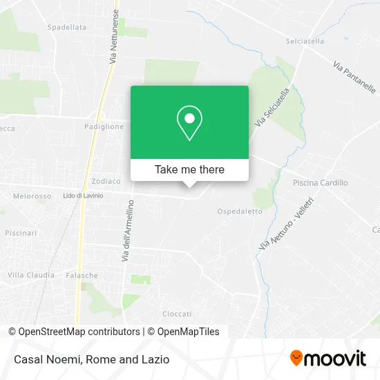 Casal Noemi map