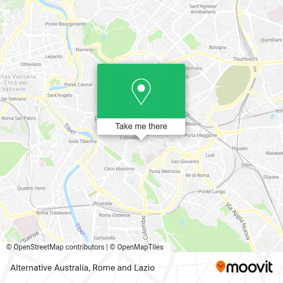 Alternative Australia map