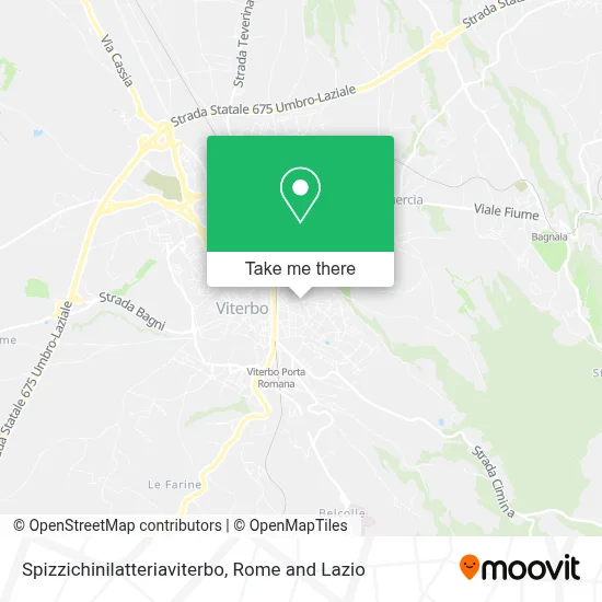 Spizzichinilatteriaviterbo map