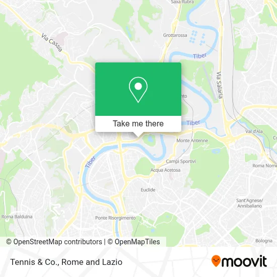 Tennis & Co. map
