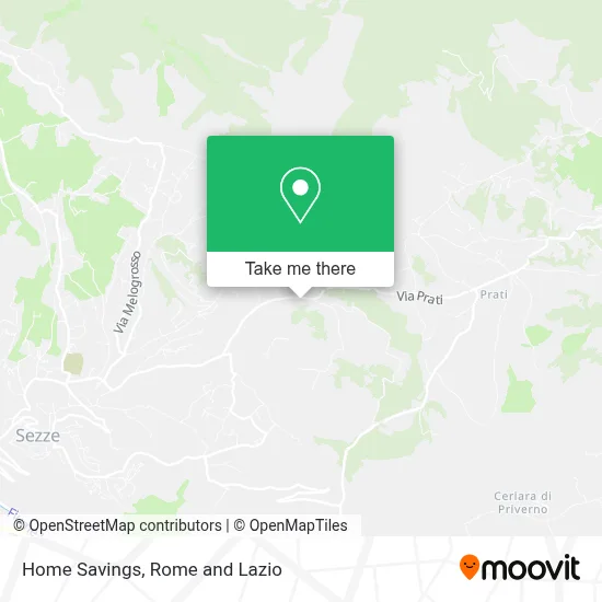 Home Savings map