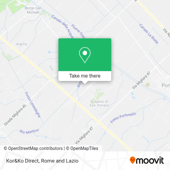 Kor&Ko Direct map