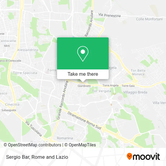 Sergio Bar map