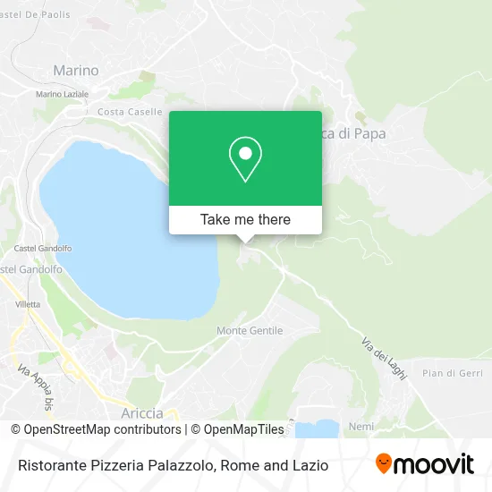 Ristorante Pizzeria Palazzolo map
