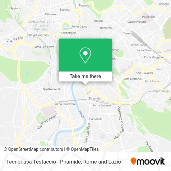 Tecnocasa Testaccio - Piramide map
