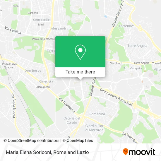 Maria Elena Soriconi map
