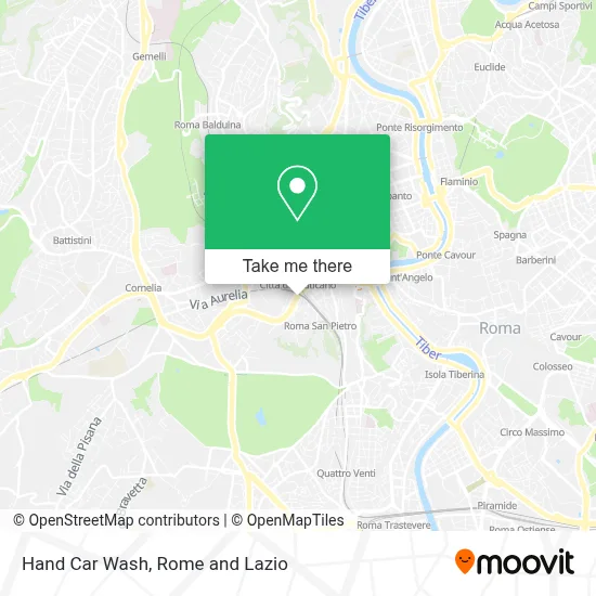 Hand Car Wash map