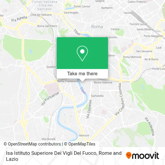 Isa Istituto Superiore Dei Vigli Del Fuoco map