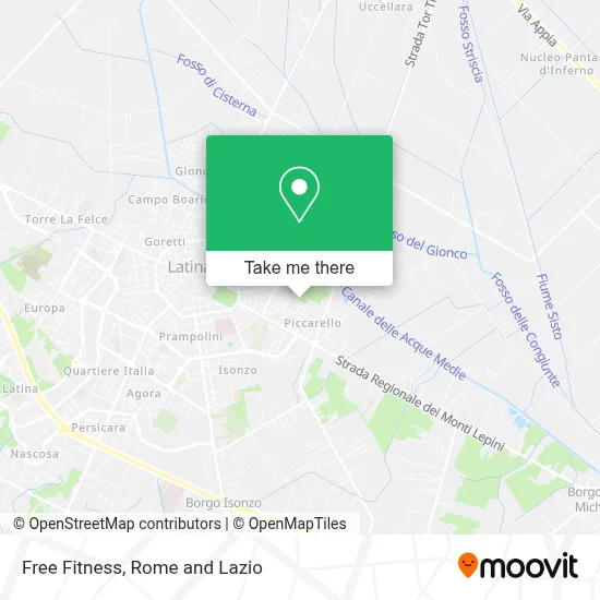 Free Fitness map