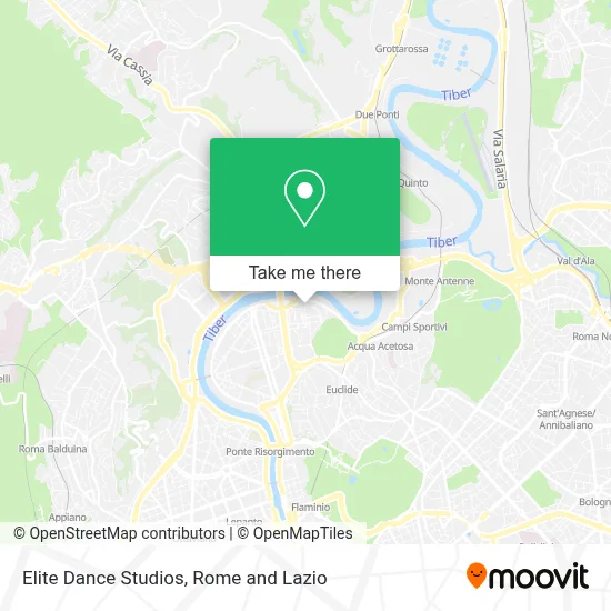 Elite Dance Studios map