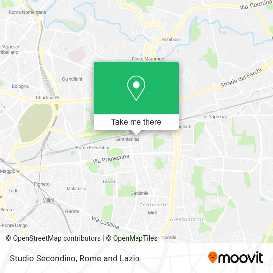 Studio Secondino map