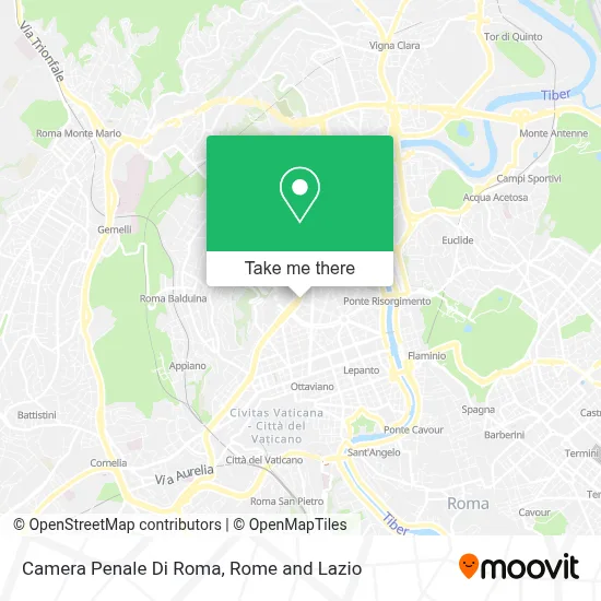 Camera Penale Di Roma map
