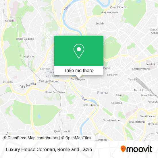 Luxury House Coronari map