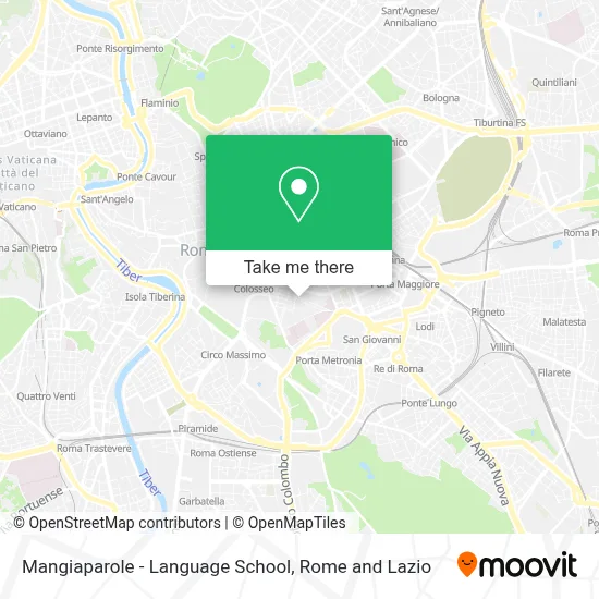 Mangiaparole - Language School map