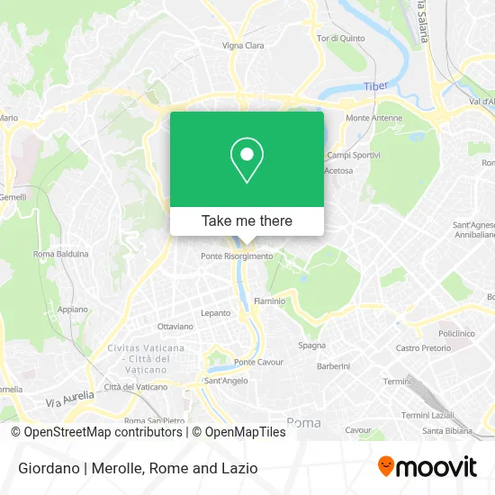 Giordano | Merolle map