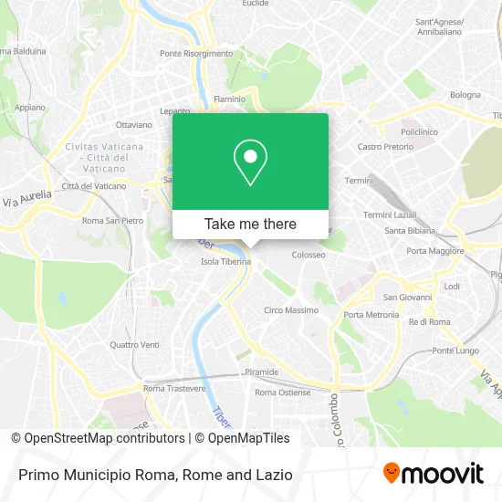 Primo Municipio Roma map