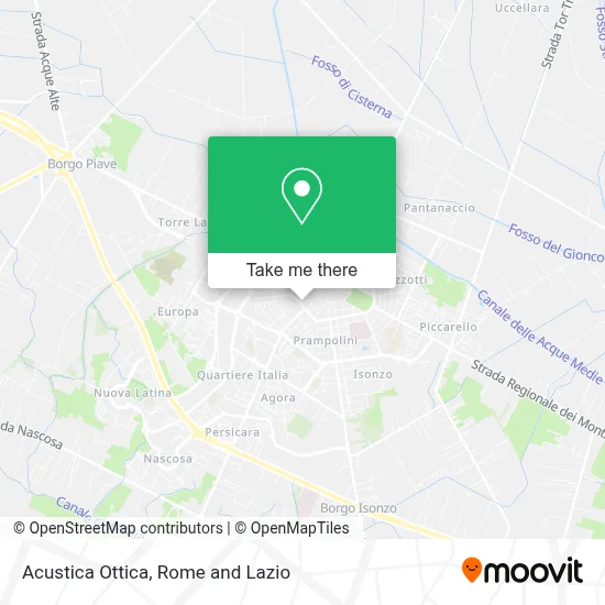 Acustica Ottica map