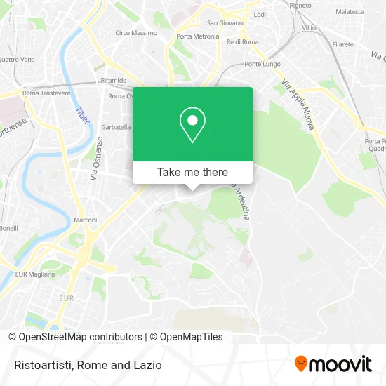 Ristoartisti map