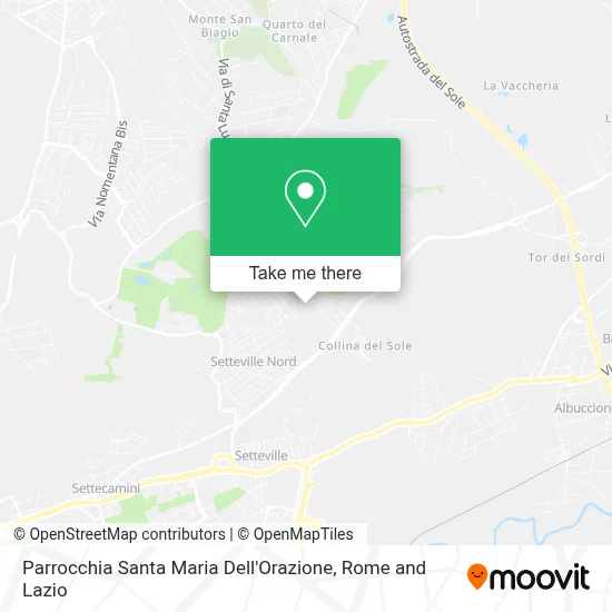 Parrocchia Santa Maria Dell'Orazione map