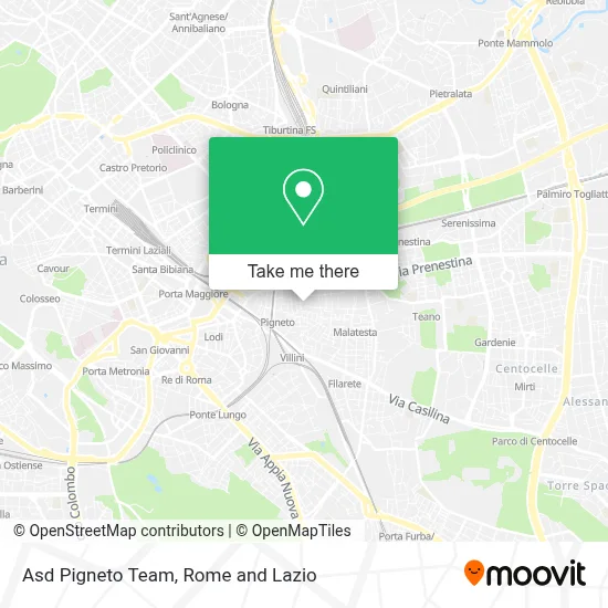 Asd Pigneto Team map