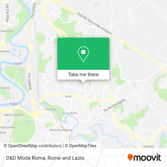 D&D Moda Roma map