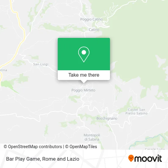 Bar Play Game map