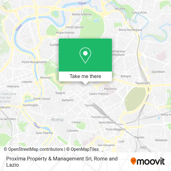 Proxima Property & Management Srl map