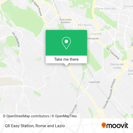 Q8 Easy Station map