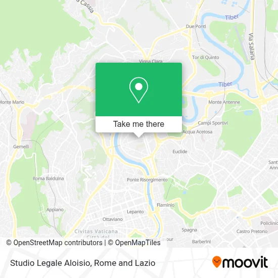 Studio Legale Aloisio map