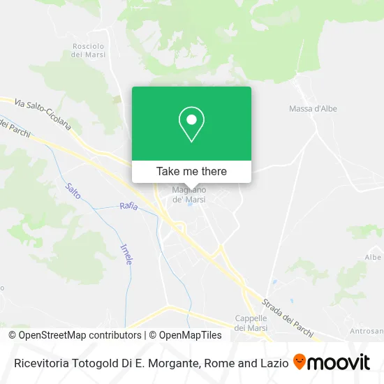 Ricevitoria Totogold Di E. Morgante map