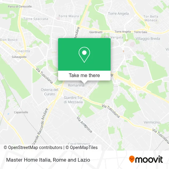 Master Home Italia map