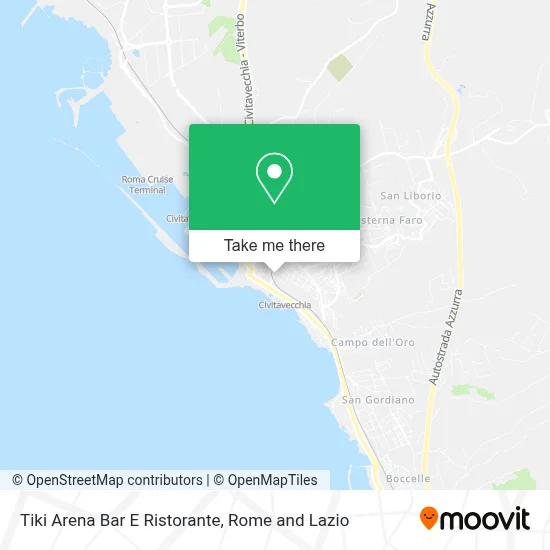 Tiki Arena Bar E Ristorante map