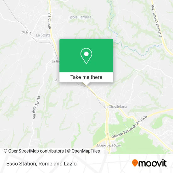 Esso Station map