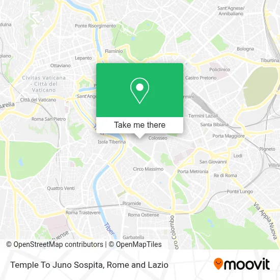 Temple To Juno Sospita map