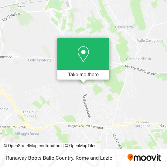 Runaway Boots Ballo Country map