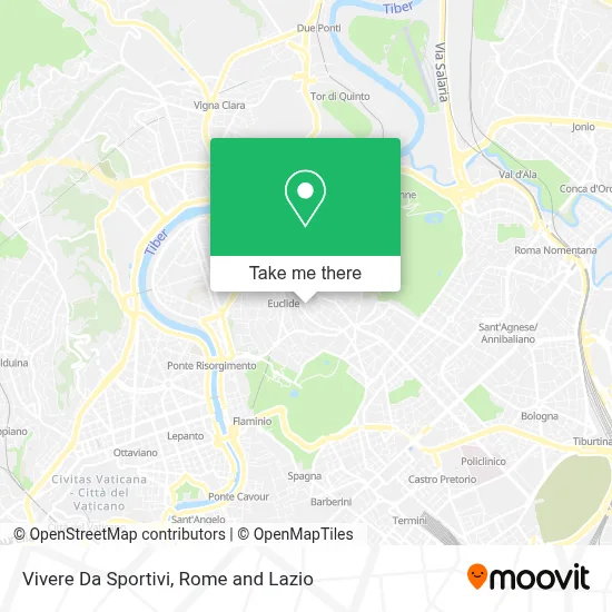 Vivere Da Sportivi map