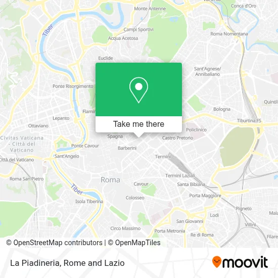 La Piadineria map