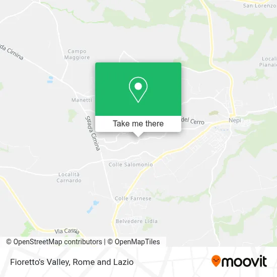 Fioretto's Valley map