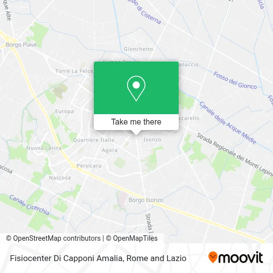 Fisiocenter Di Capponi Amalia map