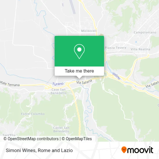 Simoni Wines map