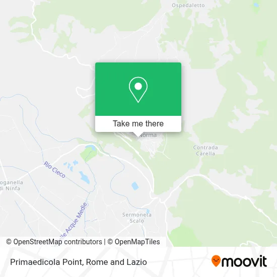 Primaedicola Point map