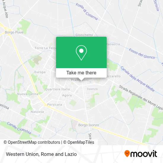 Western Union map