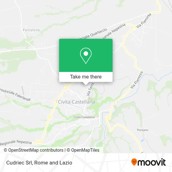 Cudriec Srl map